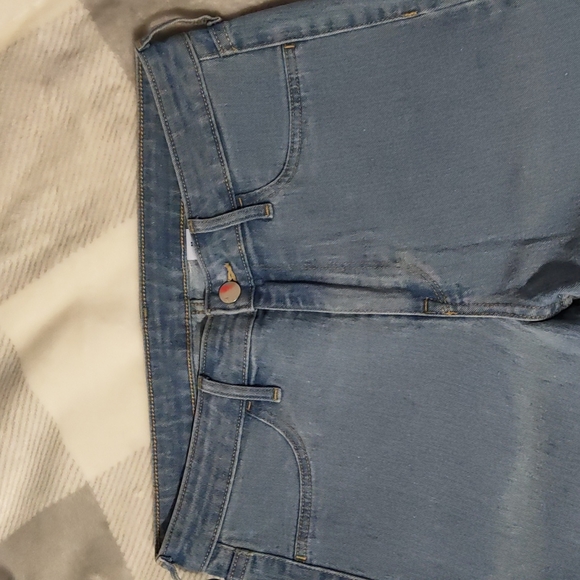 H&M Denim Blue Skinny Hi-Rise Jeans, Good condition - Picture 2 of 2